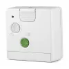 Braun BC02XW kvarca modinātājpulkstenis balts