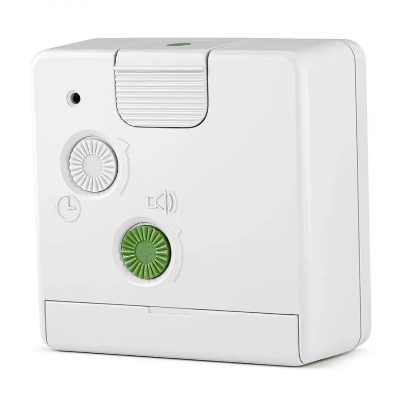 Braun BC02XW kvarca modinātājpulkstenis balts