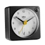Braun BC02XBW kvarca modinātājpulkstenis Melns, Balts
