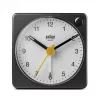 Braun BC02XBW kvarca modinātājpulkstenis Melns, Balts