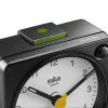 Braun BC02XBW kvarca modinātājpulkstenis Melns, Balts