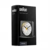 Braun BC02XBW kvarca modinātājpulkstenis Melns, Balts