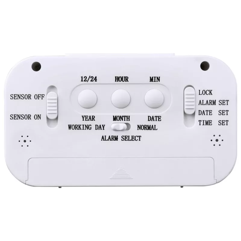 Hama RC 660 digitālais modinātājpulkstenis balts