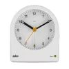Braun BC22 Kvarca modinātājpulkstenis Balts, Dzeltena sekunžu rādītāja