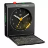 Modinātājpulkstenis BRAUN BC 05 B Quartz Foldable Black — kompakts ceļojumu modinātājs ar kvarca mehānismu