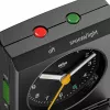 Modinātājpulkstenis BRAUN BC 05 B Quartz Foldable Black — kompakts ceļojumu modinātājs ar kvarca mehānismu