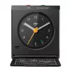 Modinātājpulkstenis BRAUN BC 05 B Quartz Foldable Black — kompakts ceļojumu modinātājs ar kvarca mehānismu
