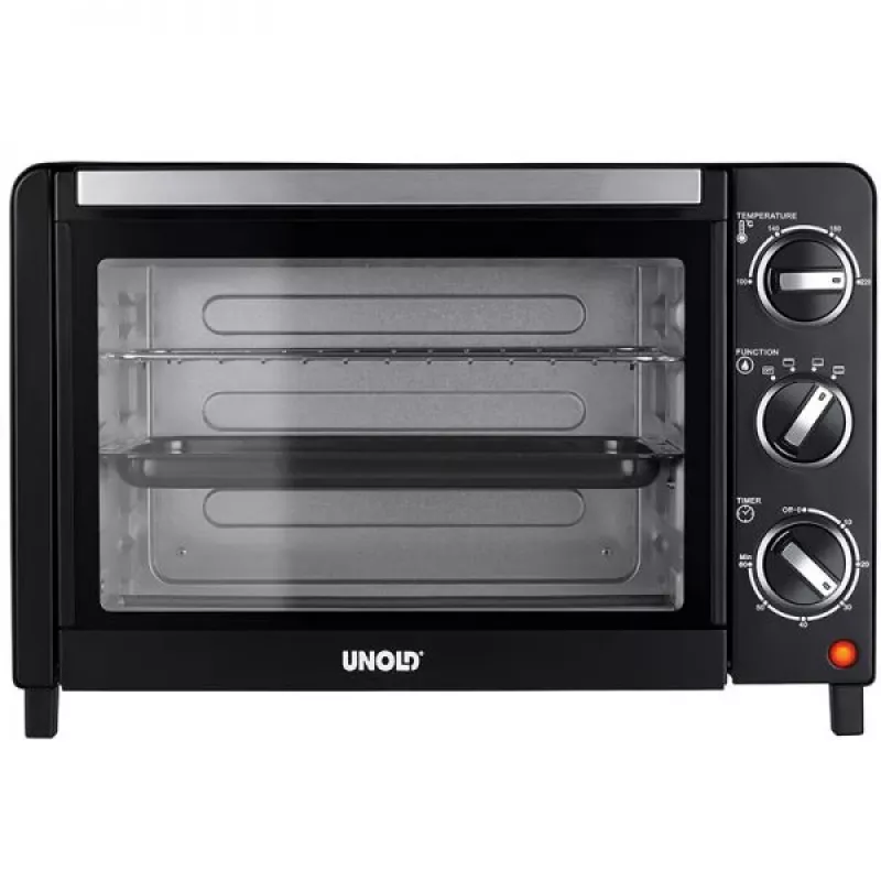 Mini elektriskā cepeškrāsns Unold 68875 Allround 18 L, 1200 W, melna