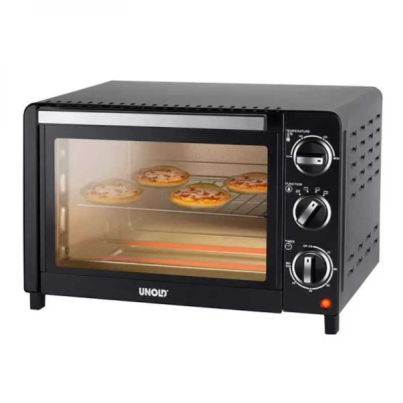 Mini elektriskā cepeškrāsns Unold 68875 Allround 18 L, 1200 W, melna