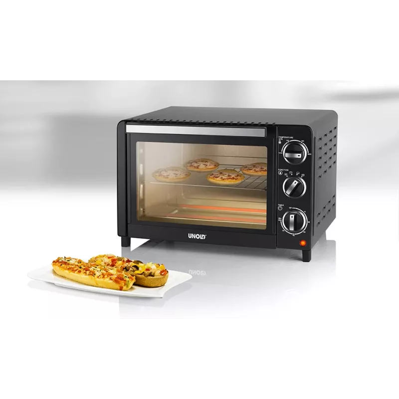 Mini elektriskā cepeškrāsns Unold 68875 Allround 18 L, 1200 W, melna