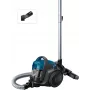 Cilindriskais putekļsūcējs Bosch BGS05A220 700W bez maisa 1.5L, teleskopiska nerūsējošā tērauda caurule, mazgājams EPA filtrs