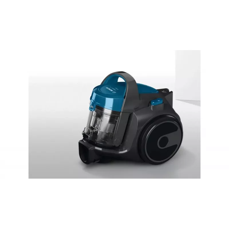 Cilindriskais putekļsūcējs Bosch BGS05A220 700W bez maisa 1.5L, teleskopiska nerūsējošā tērauda caurule, mazgājams EPA filtrs