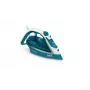 Tefal EasyGliss Plus FV5737 sausā un tvaika gludeklis ar Durilium zoli 2500 W, tirkīzzils, balts