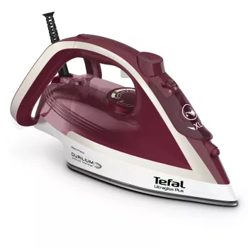 Tefal Ultimate Pure FV6810 Tvaika gludeklis 2800 W Sarkans, Sudrabs