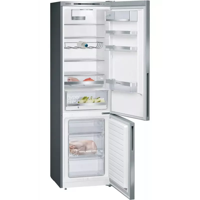 Siemens iQ500 KG39E8IBA ledusskapis-saldētava Brīvstāvošs 343 L Nerūsējošais tērauds
