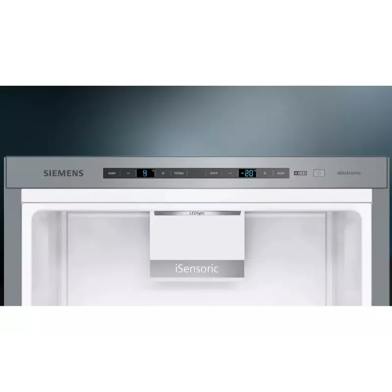 Siemens iQ500 KG39E8IBA ledusskapis-saldētava Brīvstāvošs 343 L Nerūsējošais tērauds