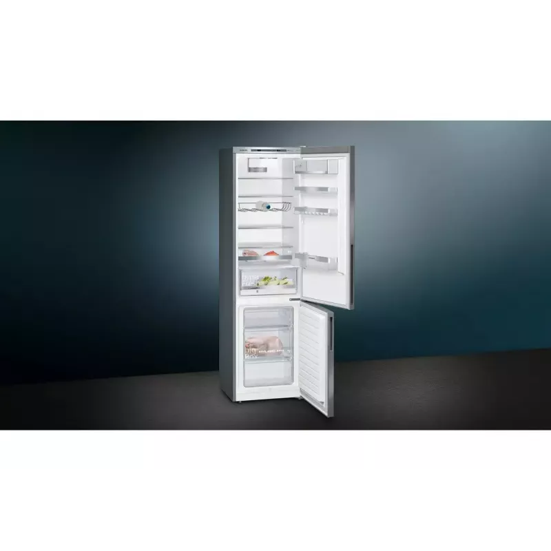Siemens iQ500 KG39E8IBA ledusskapis-saldētava Brīvstāvošs 343 L Nerūsējošais tērauds