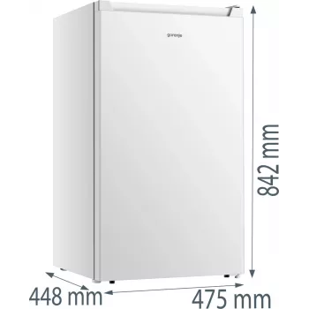 Gorenje F39EPW4 Brīvi stāvošs saldētājs 61 L Balts