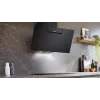 Siemens iQ300 LC87KFN60 tvaika nosūcējs, sienas montāžas, melns, 427 m³/h