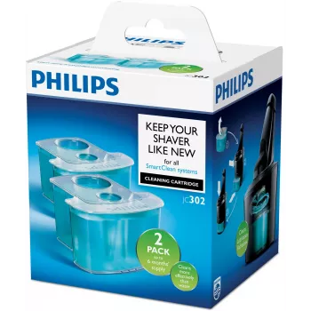 Philips JC302/50 tīrīšanas kārtridžs 2 iepakojumā ar dubulto filtru sistēmu
