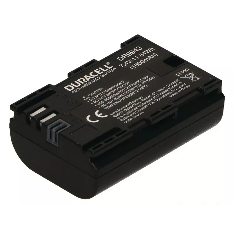 Akumulators kamerai Duracell DR9943 LP-E6 1600mAh Li-Ion