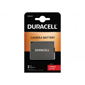Duracell kameras akumulators LP-E10 – Canon LP-E10 nomaiņa