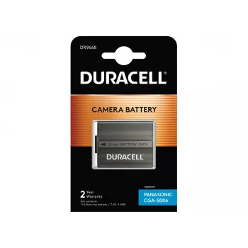 Akumulators kamerai Duracell DR9668, litija-jonu, 750 mAh, 35x44x18 mm