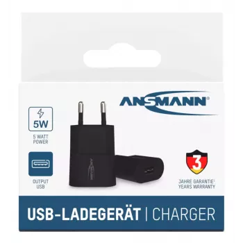 Lādētājs Ansmann HC105 Universāls Melns AC Iekštelpām