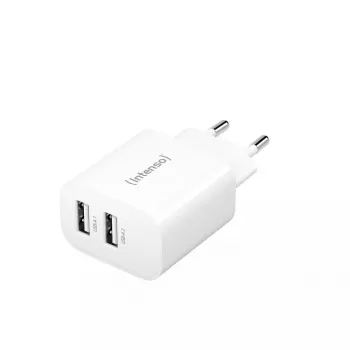 Intenso POWER ADAPTER 2XUSB-A / 7802412 universāls iekštelpu lādētājs, balts