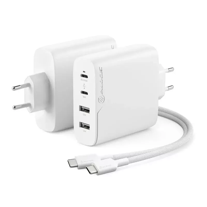Lādētājs ALOGIC 4X100 Universāls Balts USB Iekštelpām