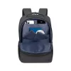 Rivacase Tegel Black mugursoma, pilsētas stils, RPET poliesters