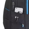 Mugursomas soma Rivacase 7860 43,9 cm (17,3 collu) klēpjdatoriem, poliesters, melna/zila