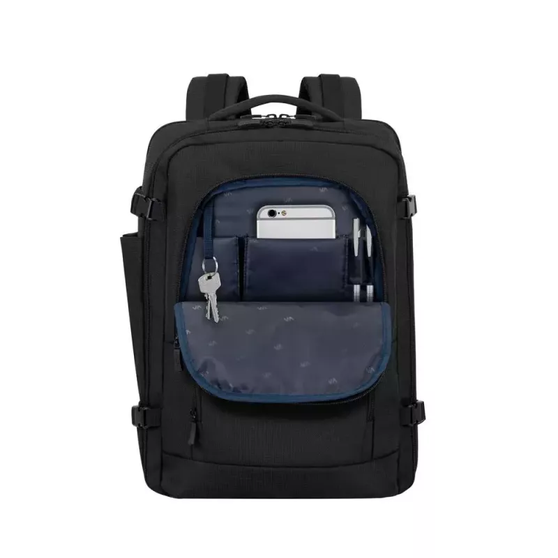 Mugursoma Rivacase 8461 43,9 cm 17,3 collu Melna 2 priekšējās kabatas