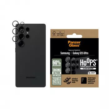 PanzerGlass ® Hoops® Kameras objektīva aizsargs Caurspīdīgs Samsung Galaxy S25 Ultra