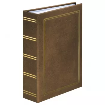 Hama London fotoalbums Brūns 100 lapām 9 x 13 Cietie vāki ar šūtu muguriņu