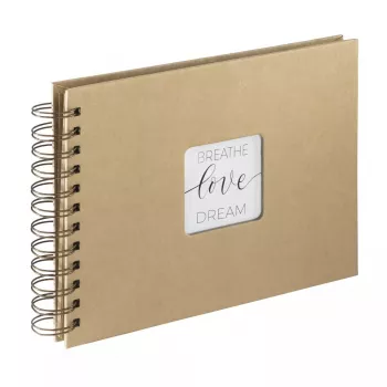 Hama Craft fotoalbums Brūns 40 lapas 10x15 Spirāles iesējums