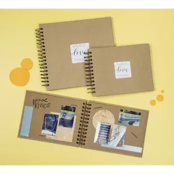 Hama Craft fotoalbums Brūns 80 lapas 10x15 spirāles iesējums