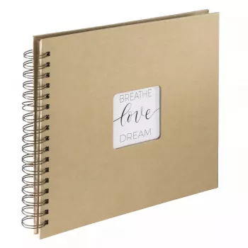 Hama Craft fotoalbums Brūns 80 lapas 10x15 spirāles iesējums