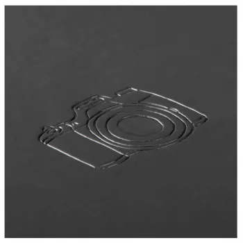 Fotoalbums HAMA Spiral-Album Signs 28x24 cm 50 baltas lapas melns