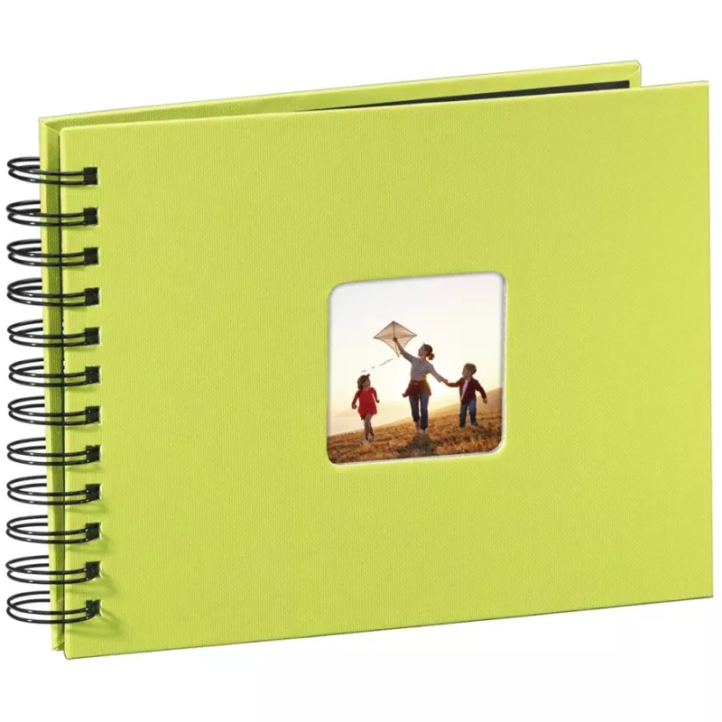 Fotoalbums Hama Fine Art Green 50 lapas 10x15 cm spirālē