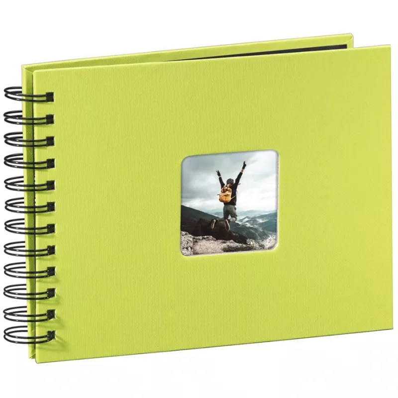 Fotoalbums Hama Fine Art Green 50 lapas 10x15 cm spirālē