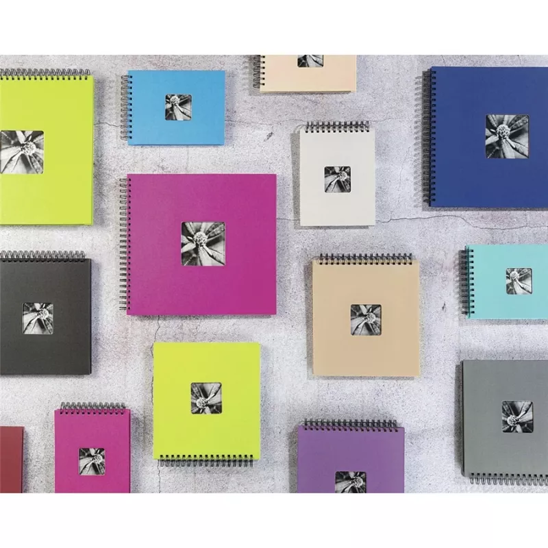 Fotoalbums Hama Fine Art Green 50 lapas 10x15 cm spirālē