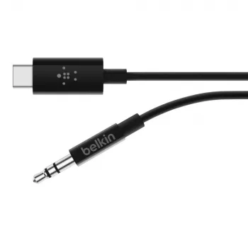 Audio kabelis Belkin RockStar 3.5 mm ar USB-C savienotāju