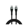 Conceptronic ETTA01B20 USB C-C PD 3.0 ātrās uzlādes kabelis 2m, 20V 5A, 480Mbps, E-Mark