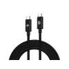 Conceptronic ETTA04B12 USB 4.0 Gen 3 C-C PD 3.1 240W kabelis 1.2m, 48V 5A, 40Gbps, E-Mark