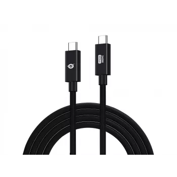 Conceptronic ETTA04B12 USB 4.0 Gen 3 C-C PD 3.1 240W kabelis 1.2m, 48V 5A, 40Gbps, E-Mark