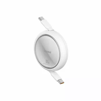 USB kabelis Baseus Free2Pull 1m USB C Balts