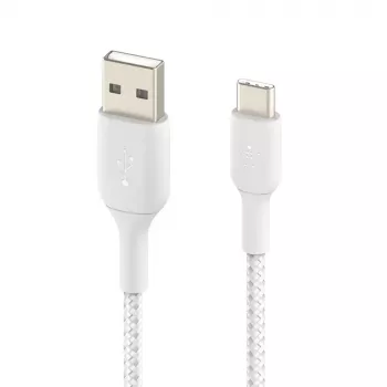 USB kabelis Belkin CAB002BT3MWH 3 m USB A USB C Balts
