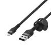 Belkin BOOST CHARGE PRO Flex Lightning kabelis 3m CAA010BT3MBK USB A uz USB-C/Lightning