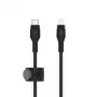 Lightning kabelis Belkin CAA011BT2MBK 2m Melns USB C uz Lightning